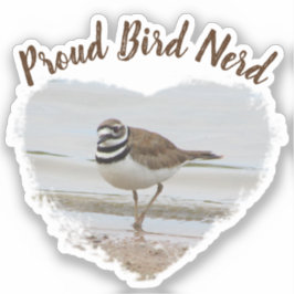 Proud Bird Nerd Coastal Sandpiper Hobby Vogelbeoba Aufkleber