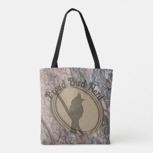 Proud Bird Nerd Silhouette Forest Abstrakt Wood