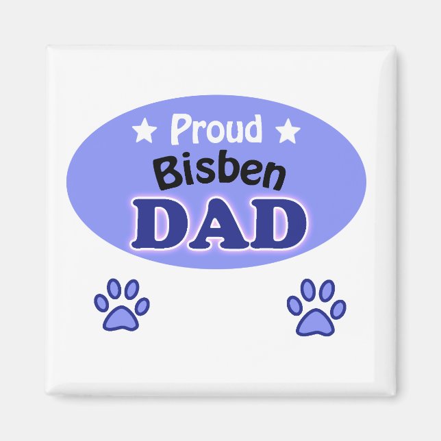 Proud Bisben dad Magnet (Vorne)