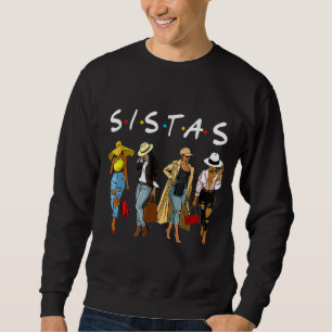 Proud Black Sistas Königin Melanin Afro African Am Sweatshirt