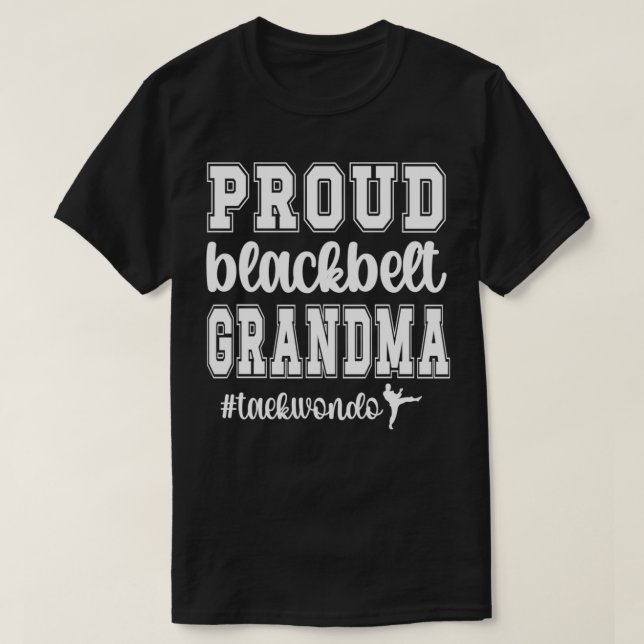 Proud Blackbelt Grandma Taekwondo Grandma Pullover (Design vorne)