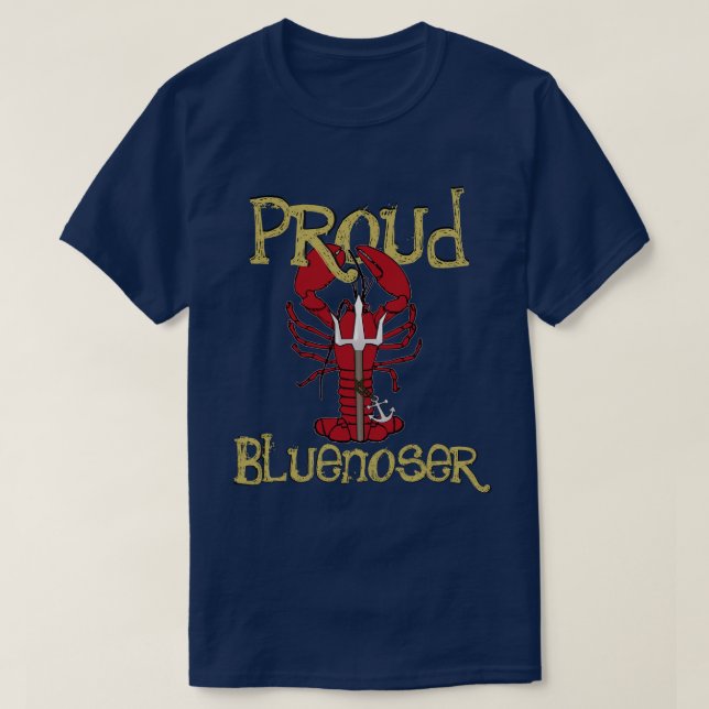 Proud Bluenoser Nova Scotia Shirt (Design vorne)