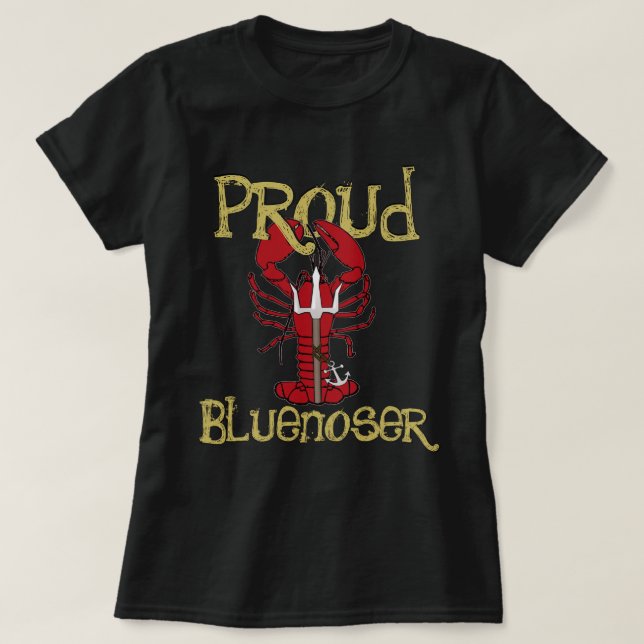 Proud Bluenoser Nova Scotia Shirt (Design vorne)