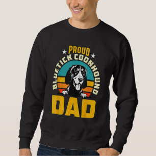 Proud Bluetick Coonhound Vater Coon Hunter Raccoon Sweatshirt