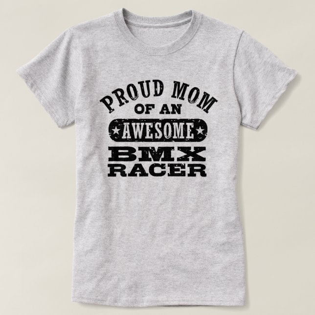 Proud BMX Mama T-Shirt (Design vorne)