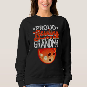 Proud Bowling Grandma Mother's Day Sport Mama Mama Sweatshirt