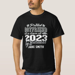 Proud BOYFRIEND einer Klasse von 2023 Hochschulabs T-Shirt