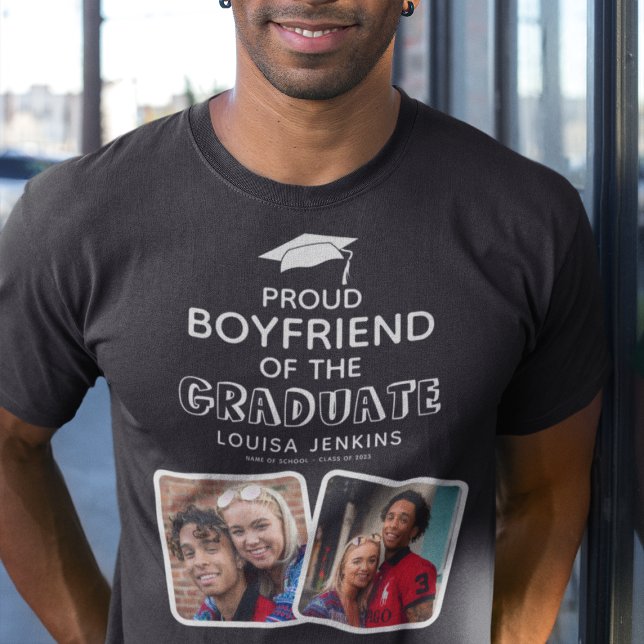 Proud Boyfriend of the Graduate Abschluss T-Shirt (Von Creator hochgeladen)