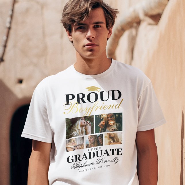 Proud Boyfriend of the Graduate T - Shirt (Von Creator hochgeladen)