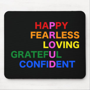 PROUD Bright Black Mousepad