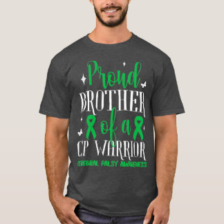 Proud Brother Cerebral Palsy Bewusstsein T-Shirt
