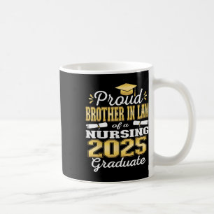 Proud Brother in Law Cl von 2025 Krankenpflege Gra Kaffeetasse