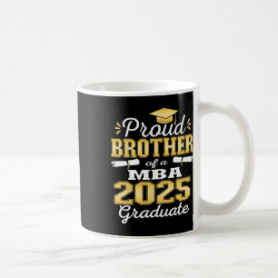 Proud Brother of Cl of 2025 m Graduate Grad Family Kaffeetasse
