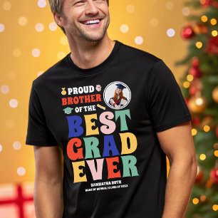 Proud Brother of the Best Grad Foto Tri-Blend Shirt