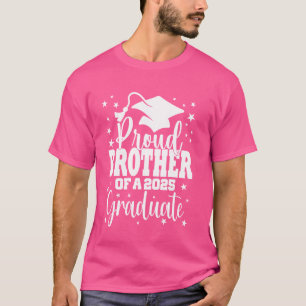 Proud Bruder der Klasse 2025 Graduate Senior Gra T-Shirt