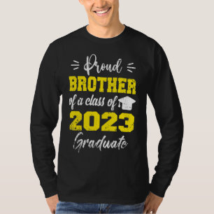 Proud Bruder einer Klasse von 2023 Absolvent Senio T-Shirt