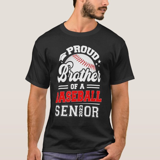 Proud Bruder eines Baseball Senior 2023 Graduate G T-Shirt (Vorderseite)