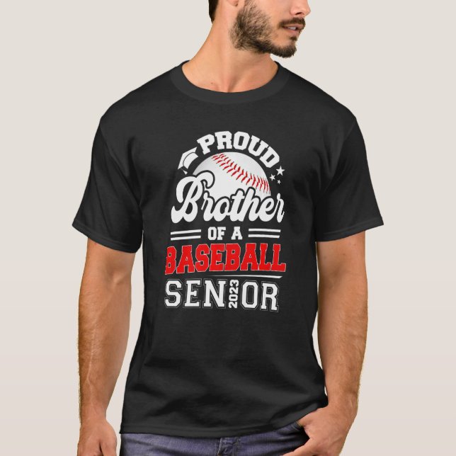 Proud Bruder eines Baseball Senior 2023 Graduate G T-Shirt (Vorderseite)