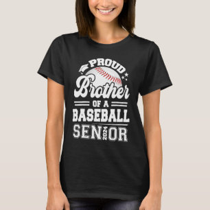 Proud Bruder eines Baseball Senior 2024 Graduate T-Shirt