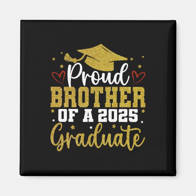 Proud Bruder eines Cl von 2025 Grad Magnet (Vorne)
