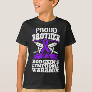 Proud Bruder eines Hodgkins Lymphom Warrior Hl Aw T-Shirt