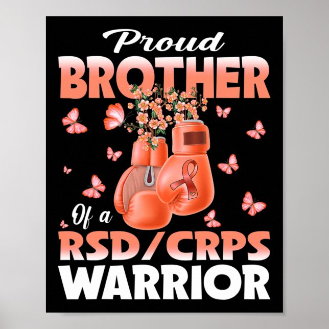 Proud Bruder eines Rsd Crps Krieger Bewusstsein Bo Poster (Vorne)