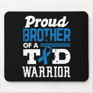 Proud Bruder eines T1d Krieger Diabetes Bewusstsei Mousepad