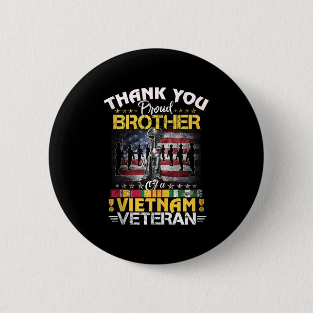 Proud Bruder eines vietnamesischen Veteranen - Dan Button (Vorderseite)