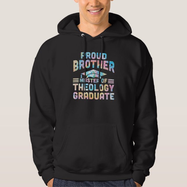 Proud Bruder Master of Theology Senior Thm Grad U Hoodie (Vorderseite)