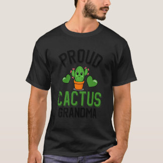 Proud Cactus Grandma Kawaii Cactus Family T-Shirt