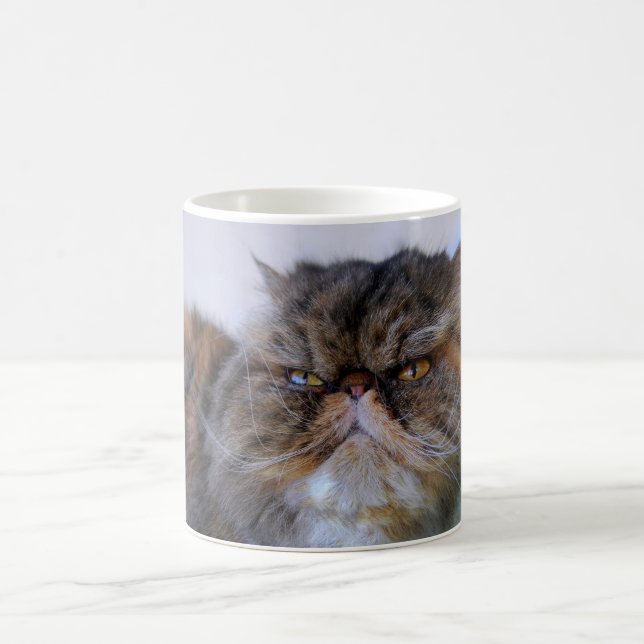 Proud Calico Persian Cat Coffee Tasse (Mittel)