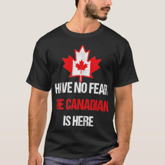 Proud Canadian Made in Canada Maple Leaf Flag T-Shirt