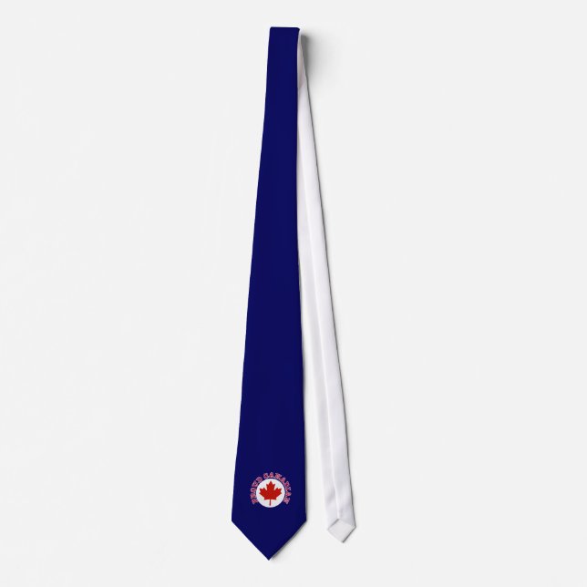Proud Canadian Necktie Krawatte (Vorderseite)