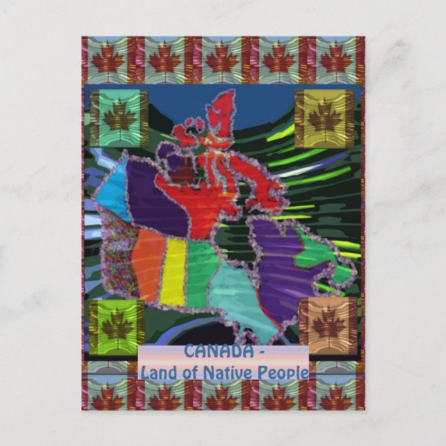 Proud Canadian Postkarte (Vorderseite)