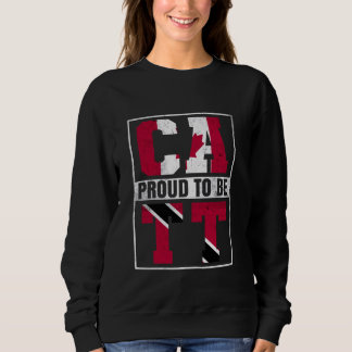 Proud Canadian Trinidadian Mix Kanada und Trinidad Sweatshirt