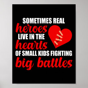 Proud Chd Warrior kongenitale Herzerkrankung Aware Poster