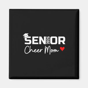 Proud Cheer Mama eines Cl von 2025 Senior Graduate Magnet