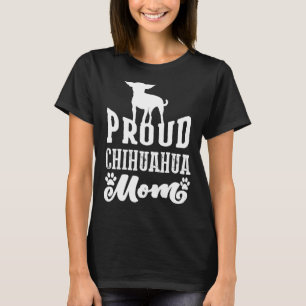 Proud Chihuahua Mama für Hund Retro T-Shirt