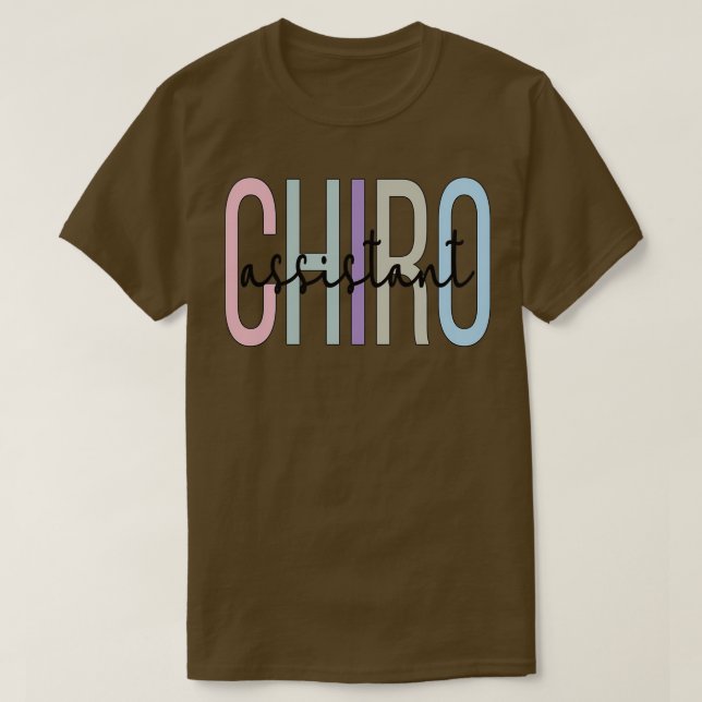 Proud Chiro Assistant Chiropractic Assistant Gesch T-Shirt (Design vorne)