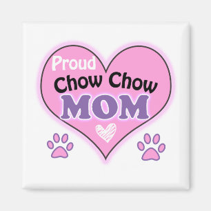 Proud Chow Chow Mutter Magnet