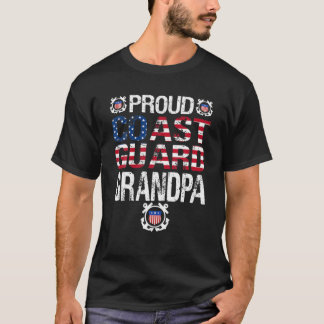 Proud Coast Guard Grandpa T-Shirt US Küstenwache V
