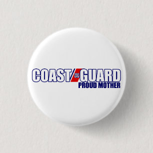Proud Coast Guard Mutter Button