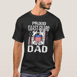 Proud Coast Guard Vater T-Shirt US Coast Guard Vet