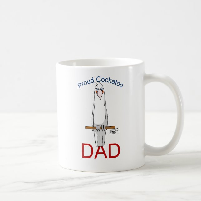 Proud Cockatoo-Vater Kaffeetasse (Rechts)
