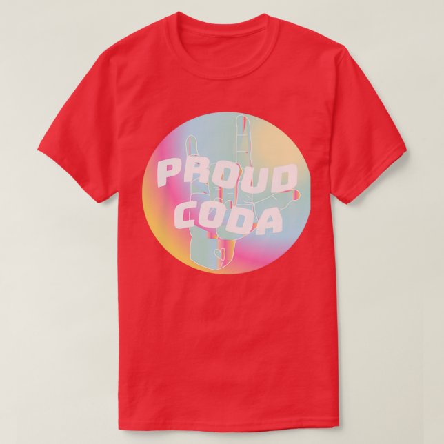 Proud CODA T-Shirt (Design vorne)