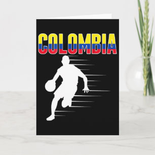 Proud Colombia Sketll Fans Jersey Kolumbianische F Karte