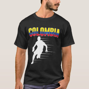Proud Colombia Sketll Fans Jersey Kolumbianische F T-Shirt