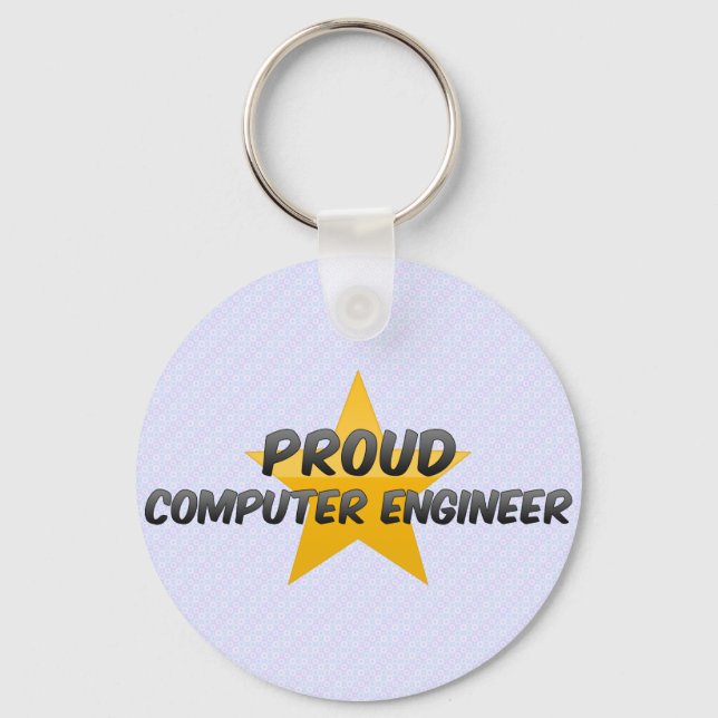 Proud Computer Engineer Schlüsselanhänger (Vorderseite)