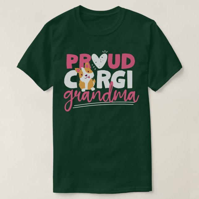 Proud Corgi Oma1123 T-Shirt (Design vorne)
