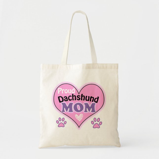 Proud-Dackel-Mama Tragetasche (Vorne)